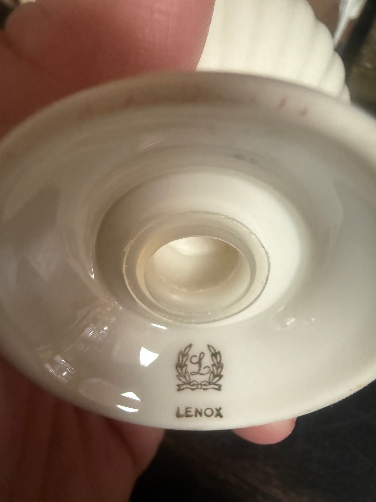 Lenox Ivory Salt and Pepper Shakers