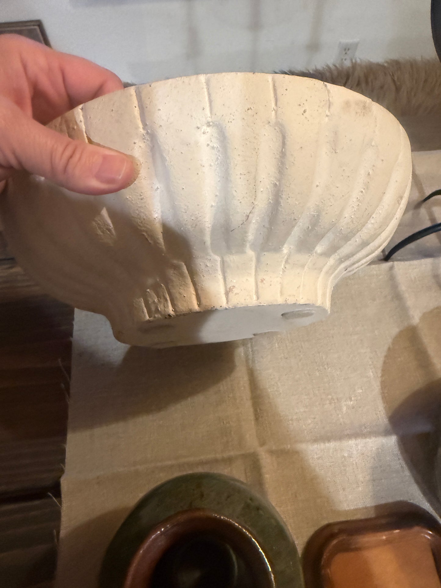 Roman Style Concrete Bowl