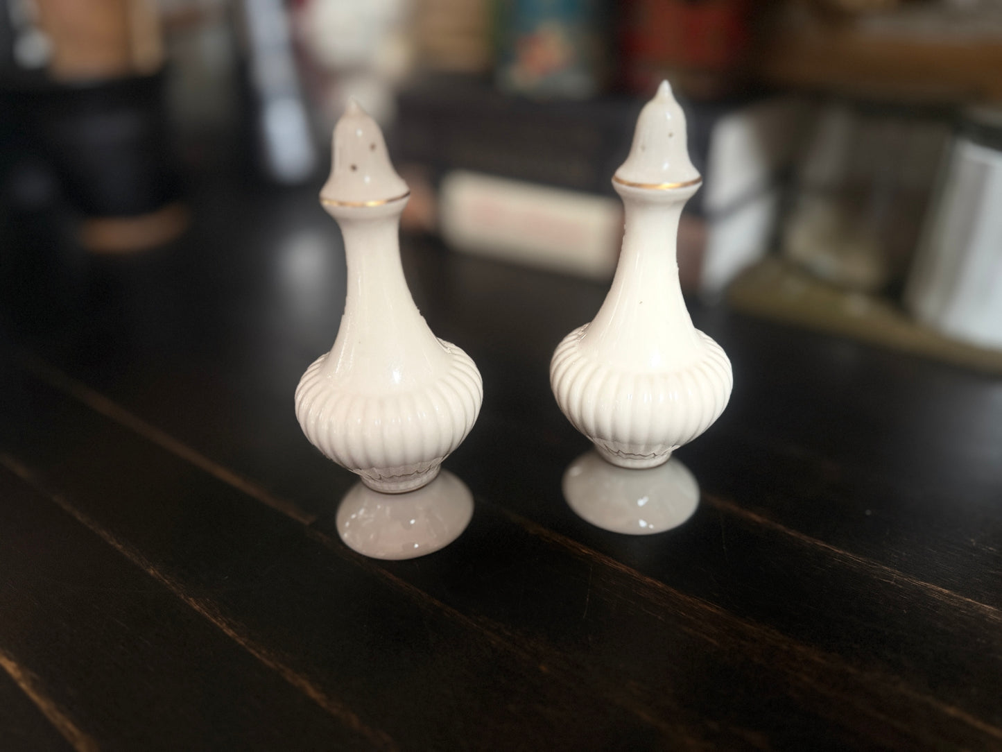 Lenox Ivory Salt and Pepper Shakers