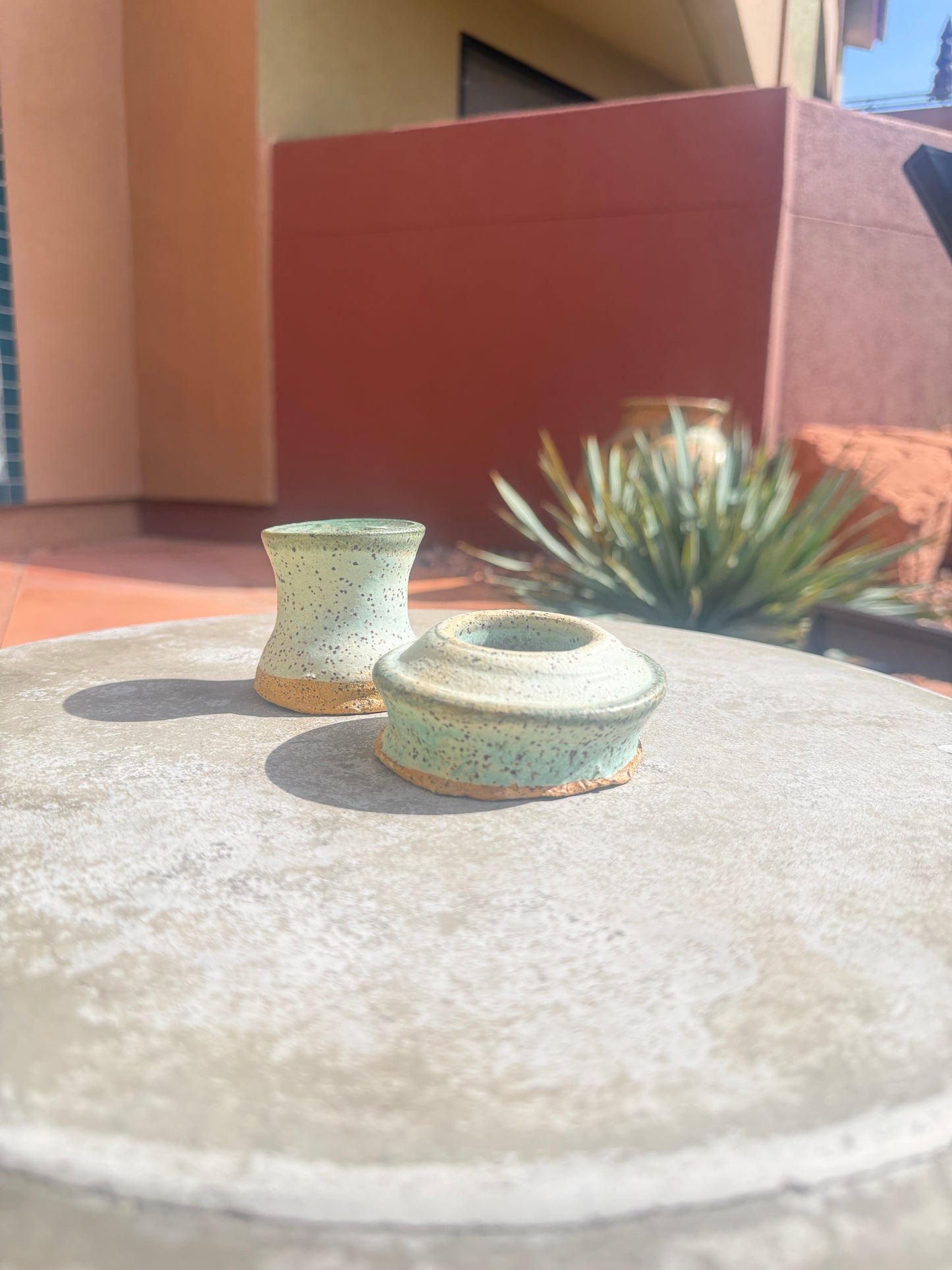 Hand Made Pottery Bud Vase