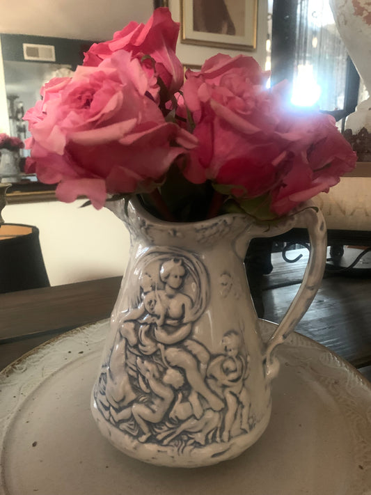 Goddess with Cherubs Water Pitcher