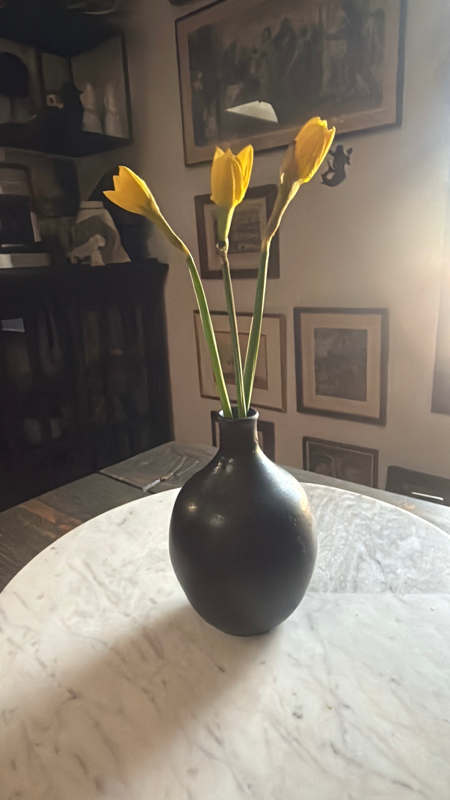 Pottery Bud Vase