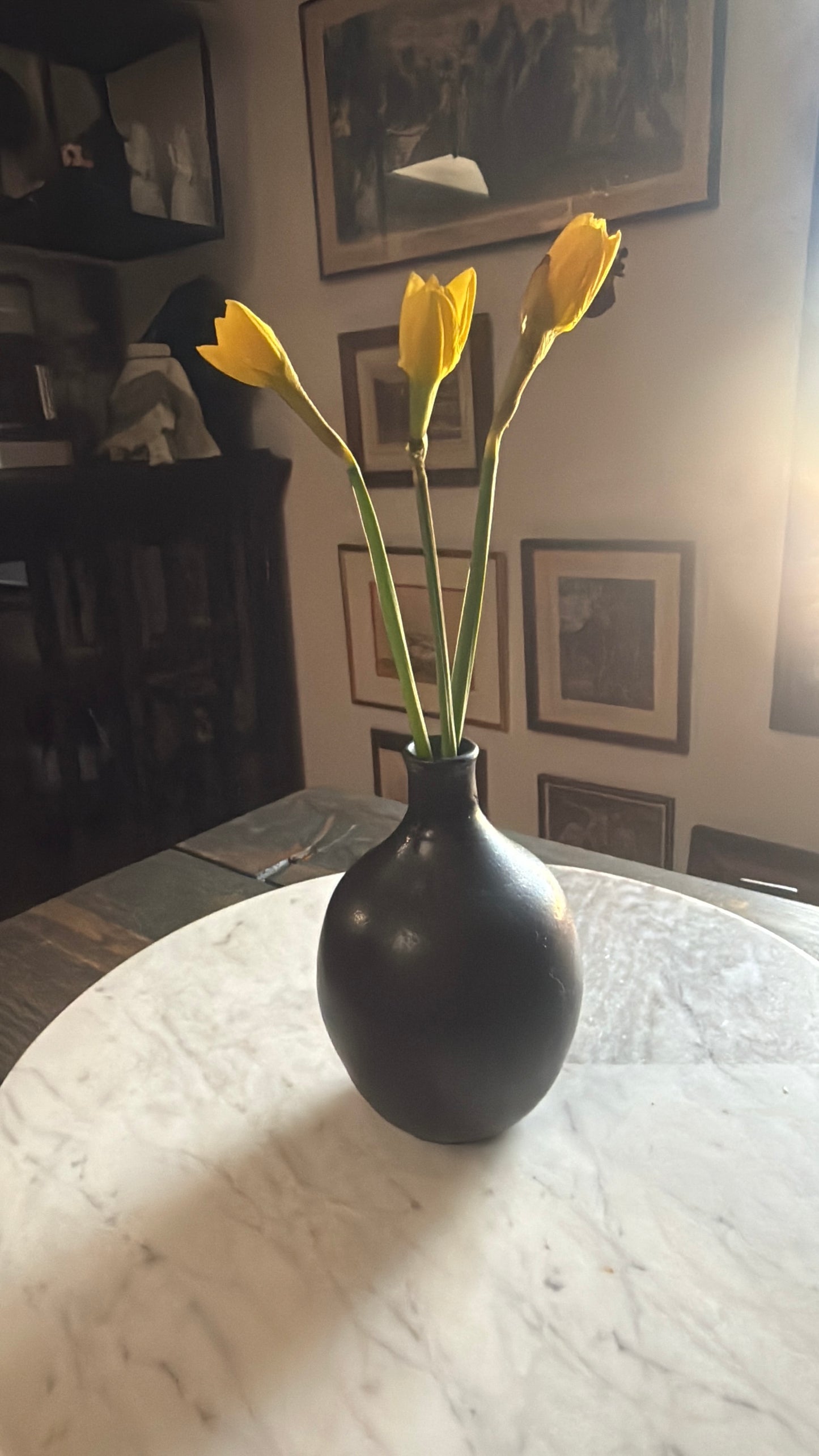 Pottery Bud Vase