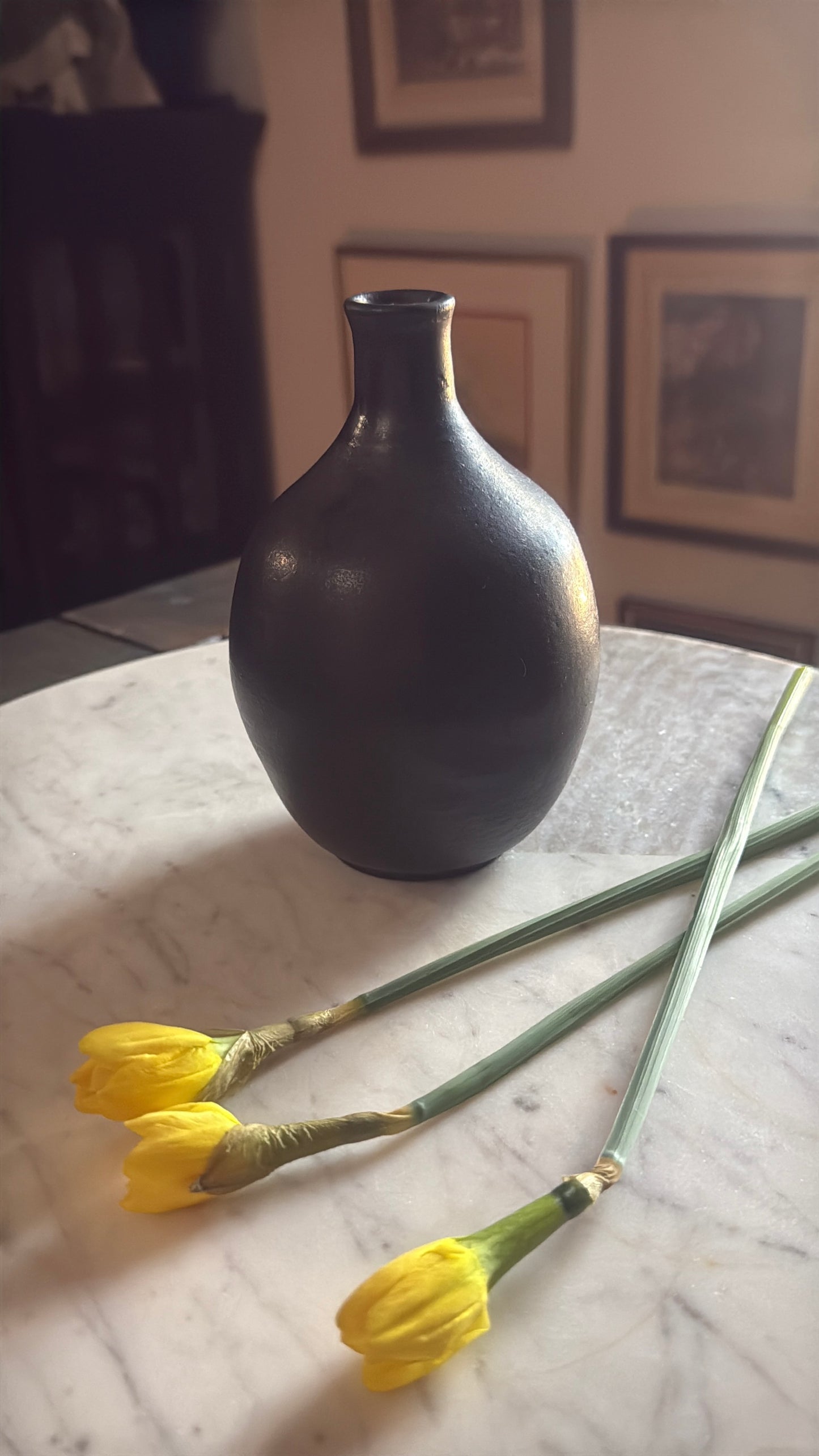 Pottery Bud Vase