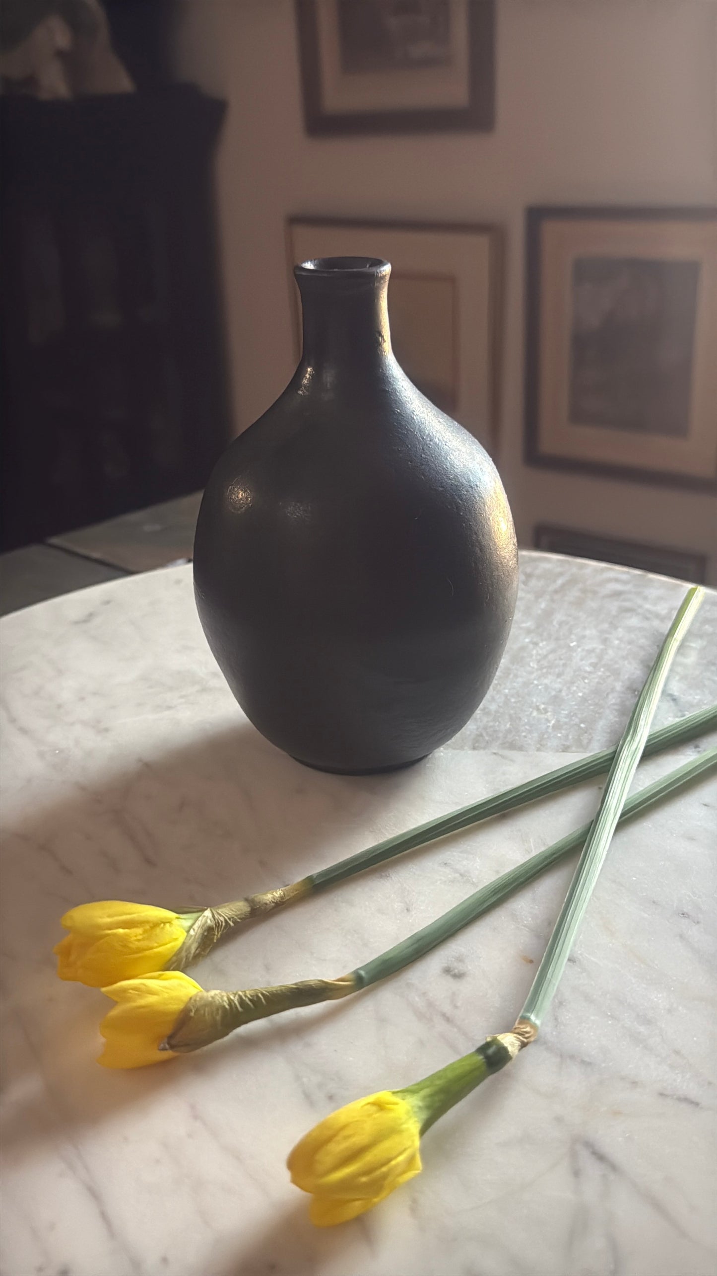 Pottery Bud Vase
