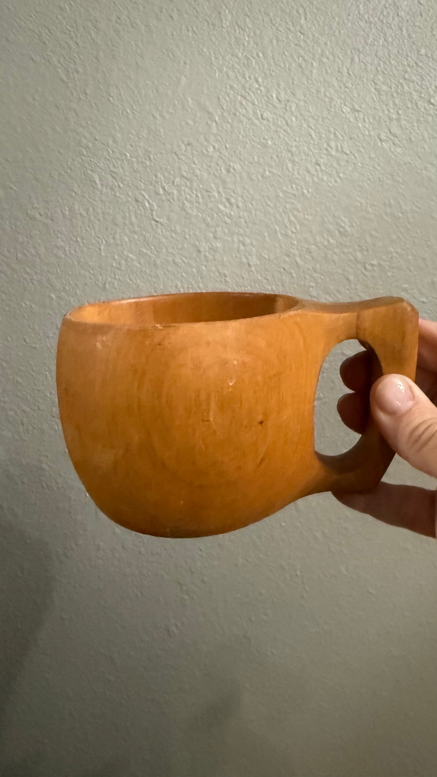Hand Carved Wooden Kuksa Cup