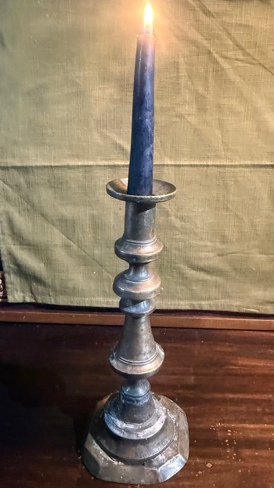 English Brass Candlestick