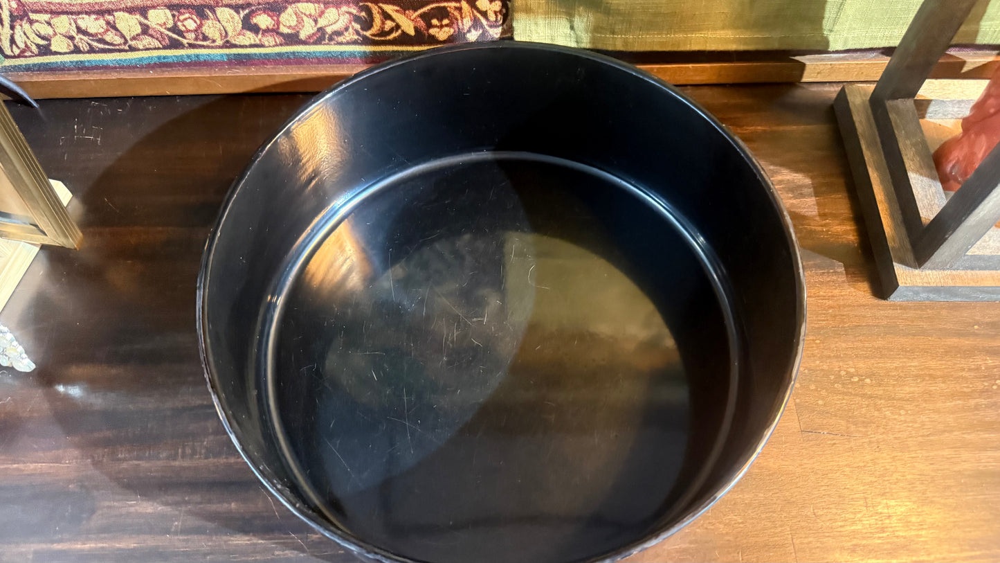 Vintage Japanese Lacquer Round Box