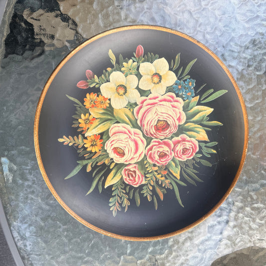 Floral Painted Plate