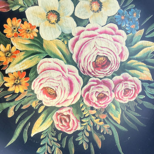 Floral Painted Plate