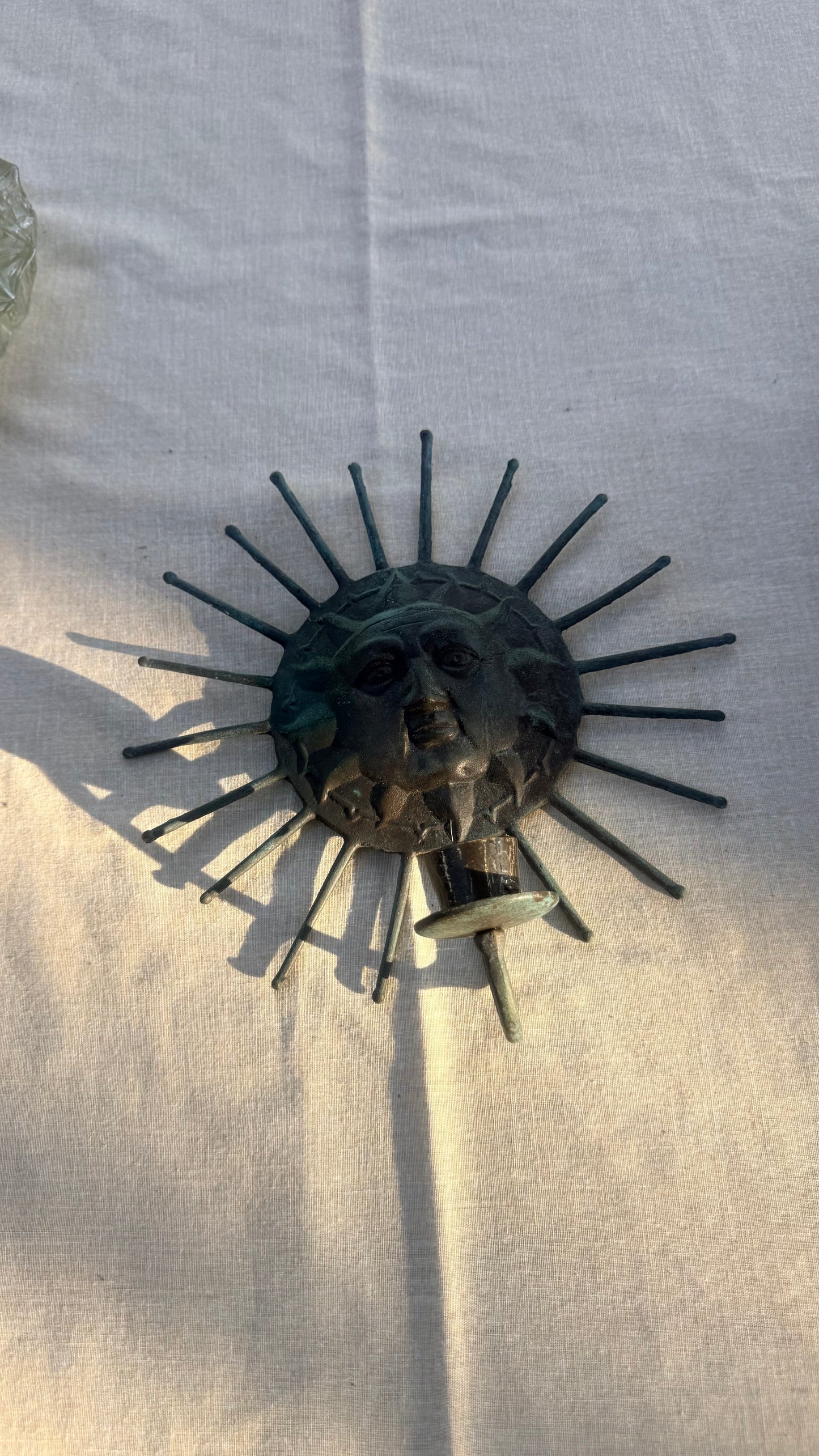 Celestial Sun Taper Candle Holder