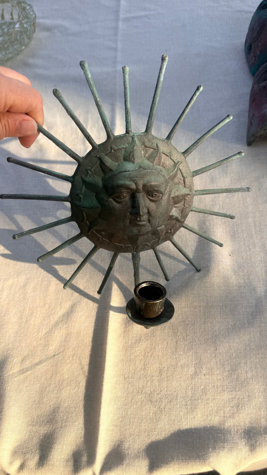 Celestial Sun Taper Candle Holder